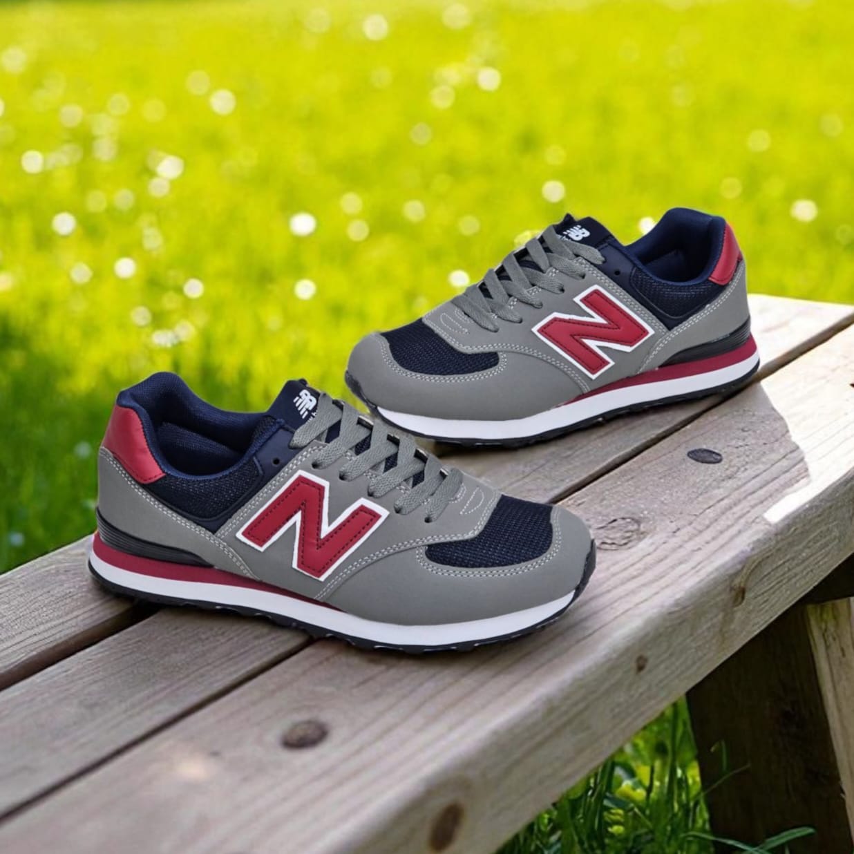 NB GREY RED 675