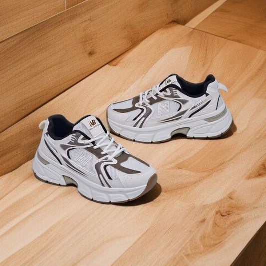 NB WHITE GREY 695